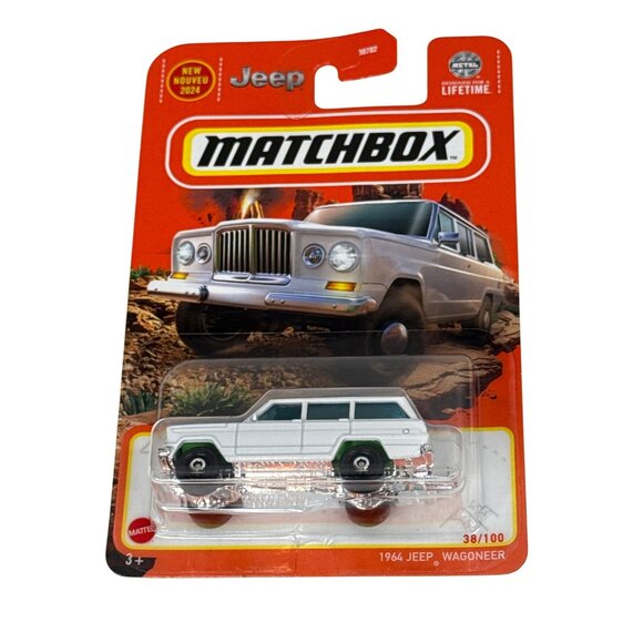 Matchbox 2024 Jeep Wagoneer White 38/100 Off Road SUV Diecast Collectible - Picture 1 of 7
